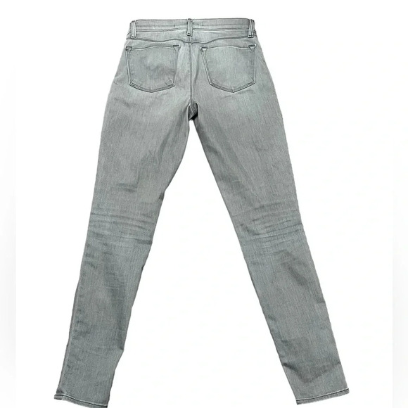 J Brand Infinite The Skinny Jeans Women’s 25 Low Rise Stretch Denim Light Gray - Picture 3 of 12